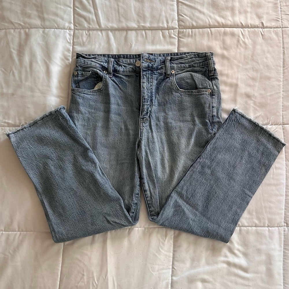 Anthropologie Light Blue Straight Leg Jeans
